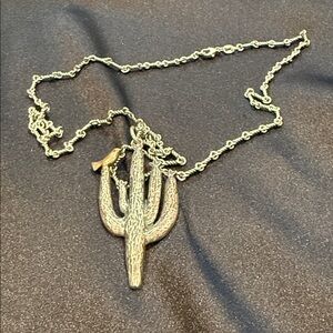 James Avery Cactus Pendant with James Avery Necklace
